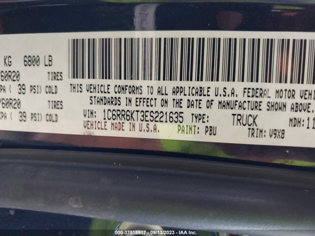 RAM 1500 Express 2014 1C6RR6KT3ES221635 Image 9