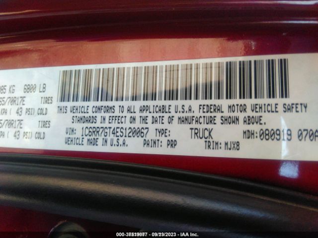 1C6RR7GT4ES120067 RAM 1500 Outdoorsman