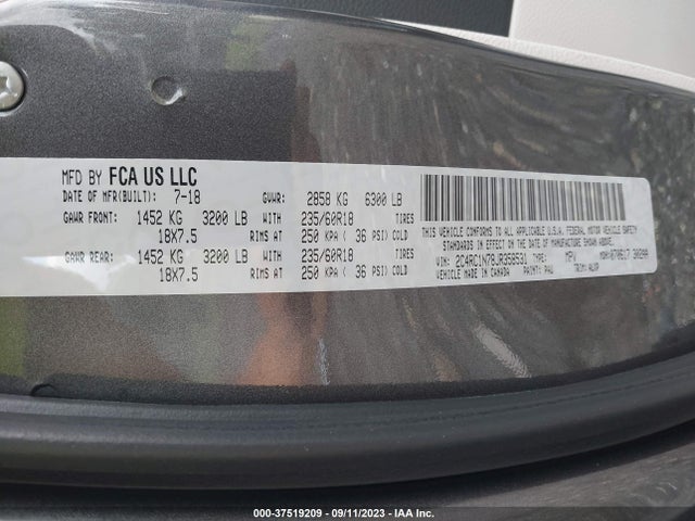 2C4RC1N78JR358531 Chrysler Pacifica Hybrid Limited