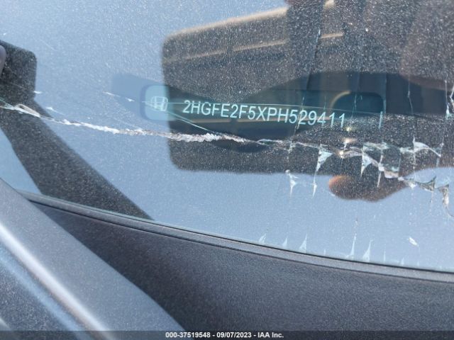 2HGFE2F5XPH529411 Honda Civic Sedan Sport