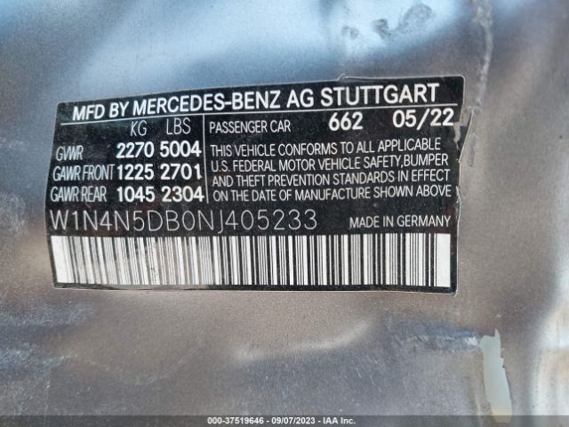 2022 MERCEDES-BENZ GLA W1N4N5DB0NJ405233 Photo 8