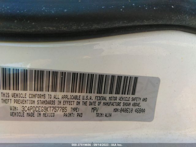 3C4PDCEG9KT757785 Dodge JOURNEY GT