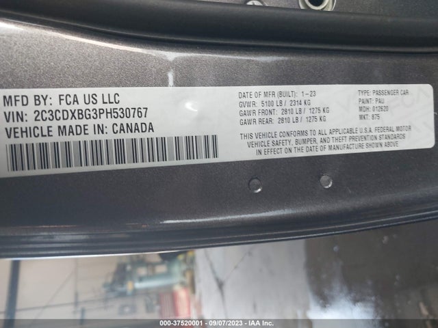 Dodge Charger 2023 2C3CDXBG3PH530767 Image 25
