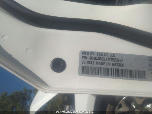 3C4NJDCBXMT523672 Jeep Compass Limited