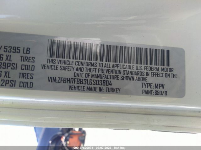 2020 RAM PROMASTER CITY ZFBHRFBB3L6S03804 Photo 8