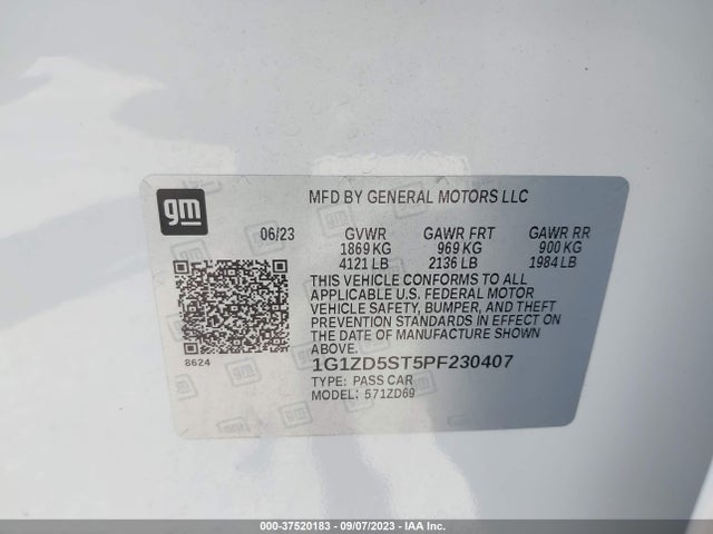 Chevrolet MALIBU LT 2023 1G1ZD5ST5PF230407 Image 15