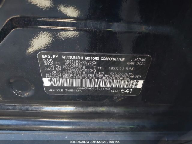 JA4AD3A38LZ039108 Mitsubishi Outlander Se/sel/le/sp