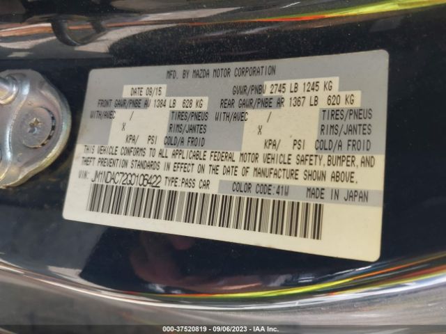 2016 MAZDA MX-5 MIATA JM1NDAC72G0106422 Photo 8