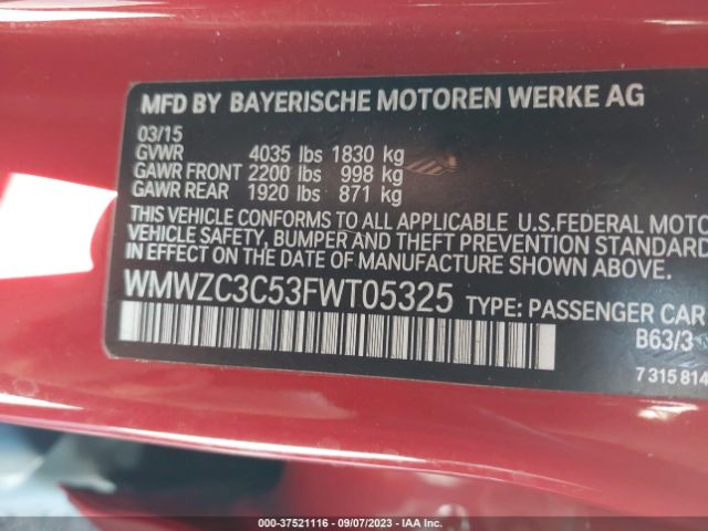WMWZC3C53FWT05325 Mini Cooper Countryman S