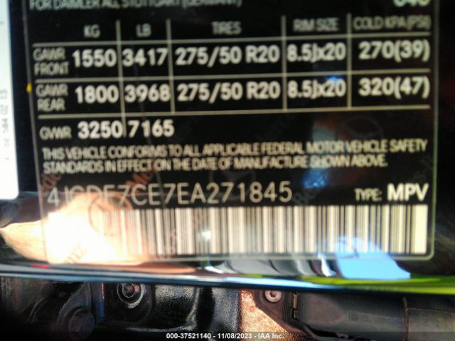 4JGDF7CE7EA271845 Mercedes-Benz Gl-class Gl 450