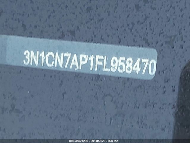 3N1CN7AP1FL958470 Nissan VERSA SV