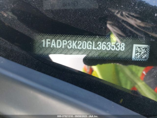 1FADP3K20GL363538 Ford FOCUS SE