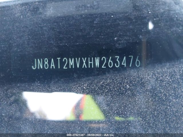 JN8AT2MVXHW263476 Nissan ROGUE S