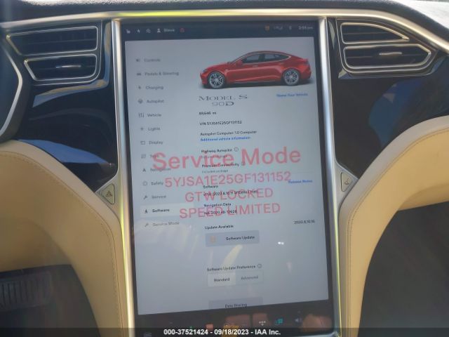 5YJSA1E25GF131152 Tesla Model S 90d/70d/75d/60d/85d