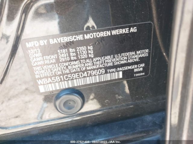 WBA5B1C59ED479609 BMW 5 Series 535i