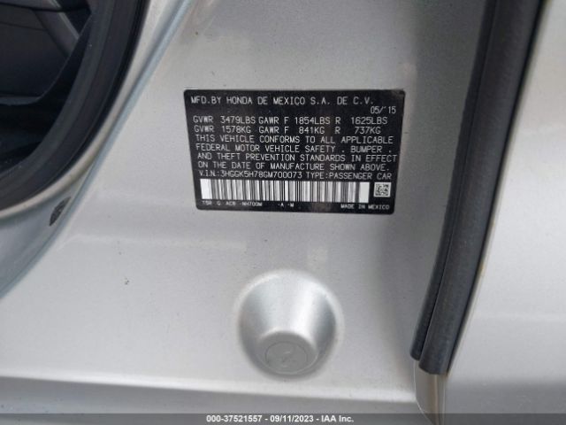 3HGGK5H78GM700073 Honda FIT EX
