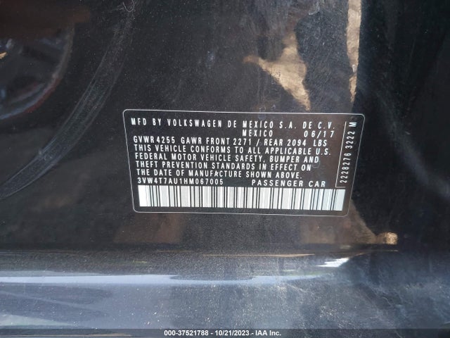 3VW4T7AU1HM067005 Volkswagen Golf Gti S/se/autobahn/sport