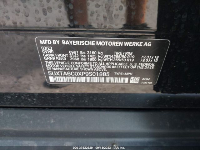 5UXTA6C0XP9S01885 BMW X5 Xdrive45e