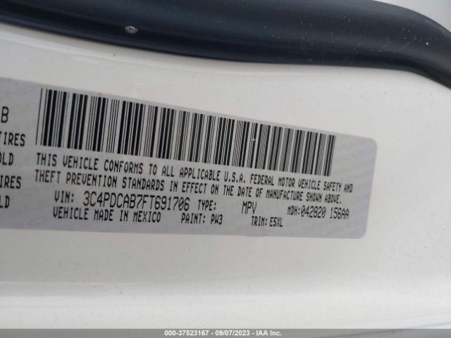 3C4PDCAB7FT691706 Dodge Journey American Value Pkg
