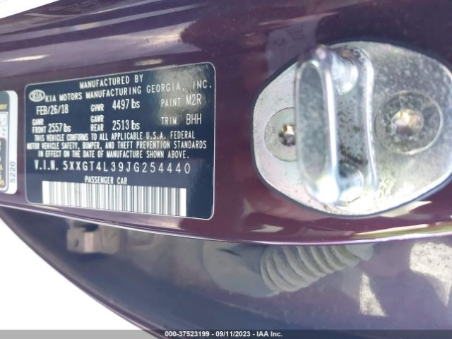 5XXGT4L39JG254440 KIA Optima Lx