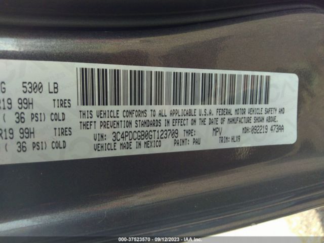 3C4PDCGB0GT123709 Dodge Journey Crossroad Plus