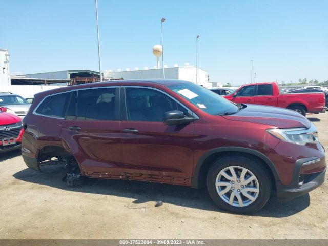 5FNYF5H11KB013212 Honda PILOT LX