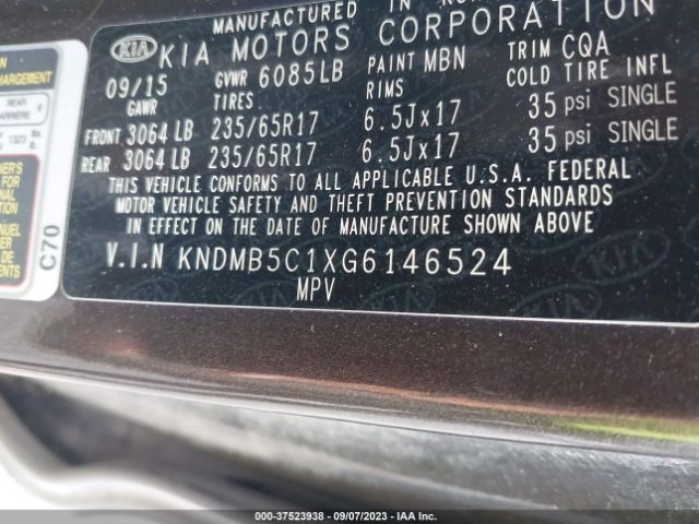KNDMB5C1XG6146524 KIA SEDONA LX
