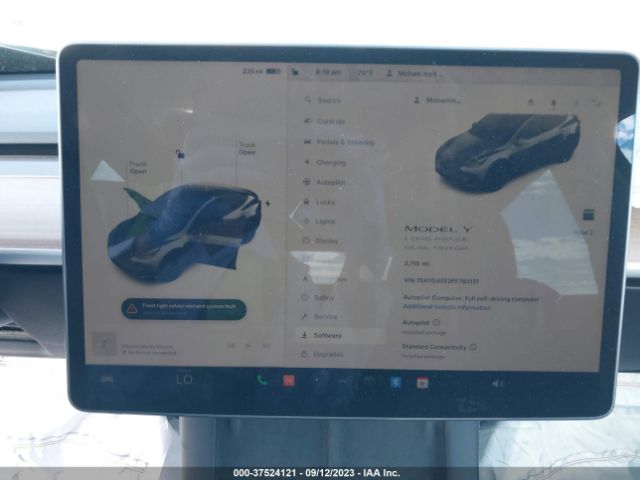 7SAYGAEE2PF783121 Tesla Model Y Long Range