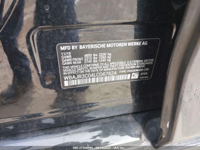 WBAJR3C04LCD67624 BMW 5 Series 530i