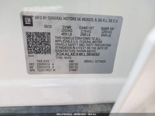 3GKALXEX4KL384692 GMC Terrain Denali