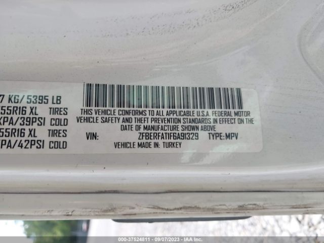 ZFBERFAT1F6A91329 RAM Promaster City Tradesman