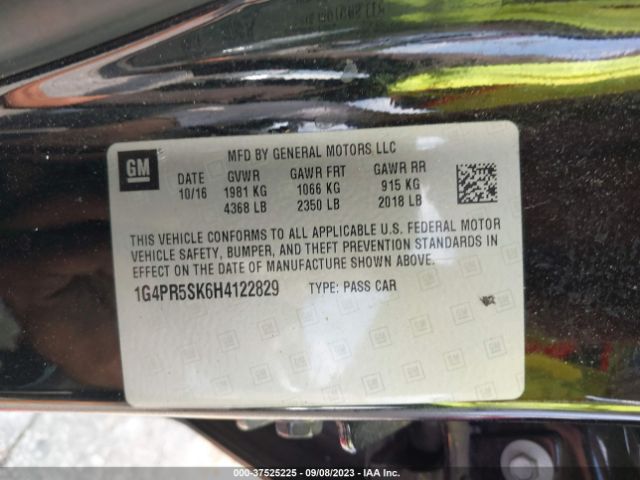 1G4PR5SK6H4122829 Buick Verano Sport Touring