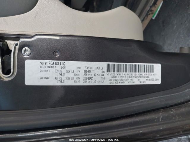 2C4RDGCGXGR317877 Dodge Grand Caravan Sxt