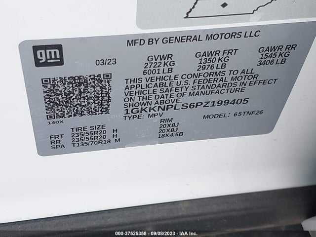 GMC Acadia Denali 2023 1GKKNPLS6PZ199405 Image 9