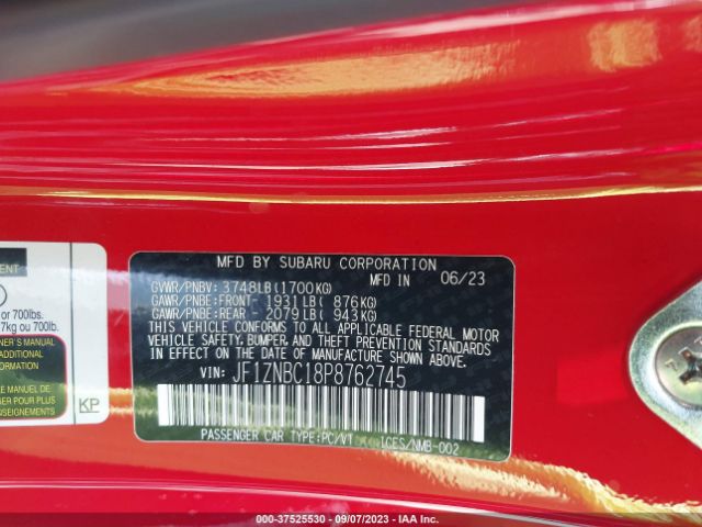 Toyota GR86 2023 JF1ZNBC18P8762745 Image 16
