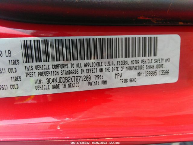 3C4NJDDB2KT671200 Jeep Compass Trailhawk