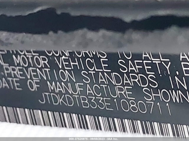 Toyota Prius C One/three/two/four 2014 JTDKDTB33E1080711 Image 9