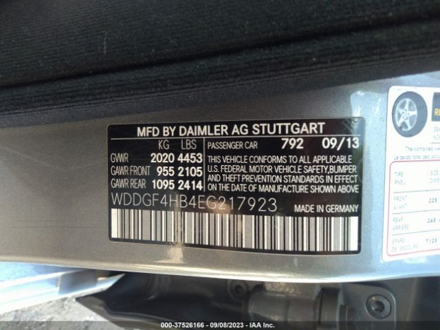 WDDGF4HB4EG217923 Mercedes-Benz C-class C 250