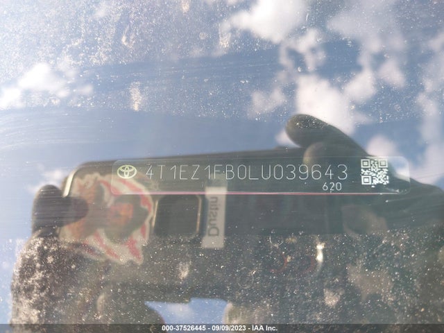 2020 TOYOTA AVALON XSE VIN: 4T1EZ1FB0LU039643