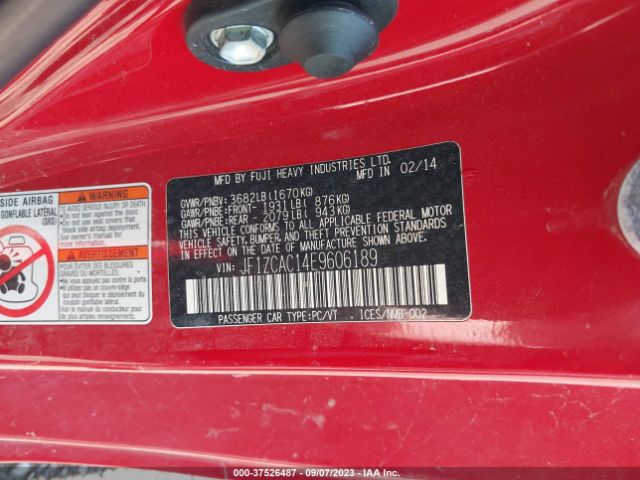 JF1ZCAC14E9606189 Subaru Brz Limited