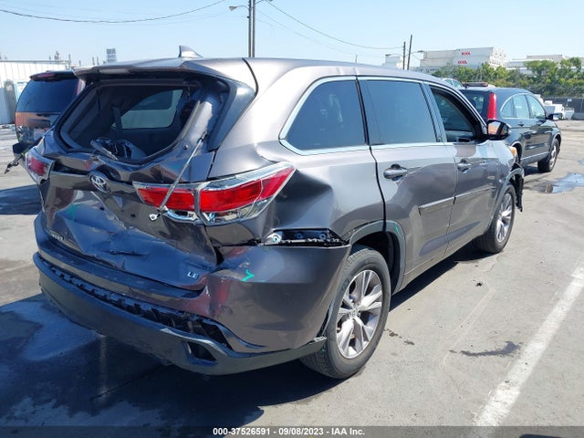 Toyota Highlander Le 2014 5TDZKRFH9ES020769 Image 4