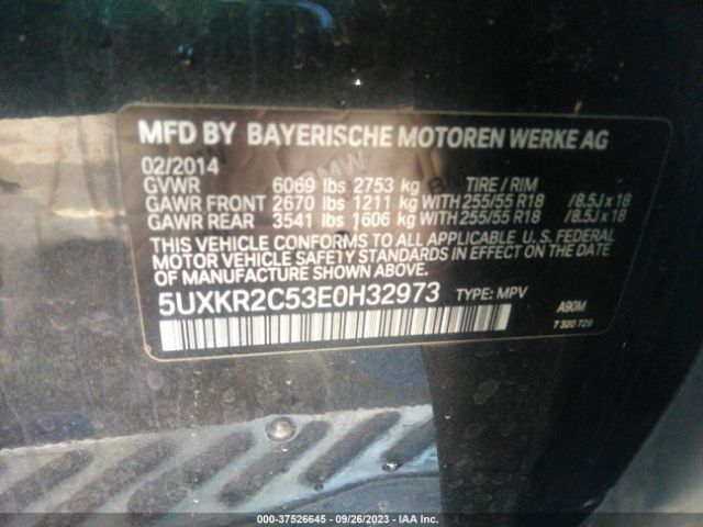5UXKR2C53E0H32973 BMW X5 Sdrive35i