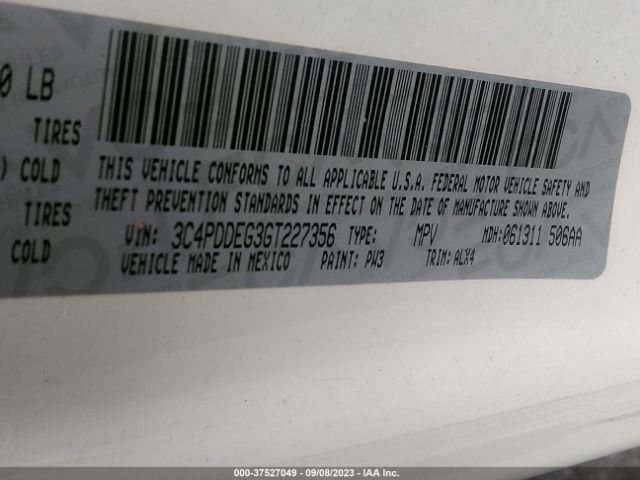 3C4PDDEG3GT227356 Dodge Journey R/t