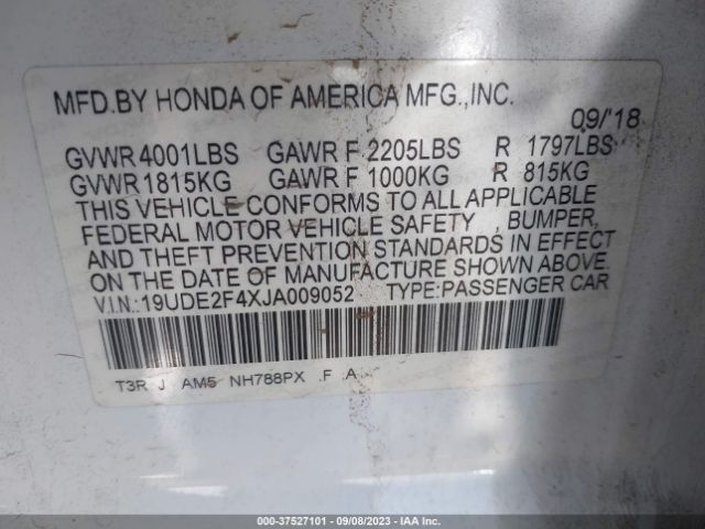 19UDE2F4XJA009052 Acura Ilx Special Edition