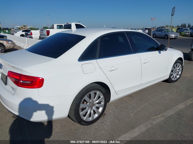 2013 AUDI A4 PREMIUM VIN: WAUBFAFL7DN028687