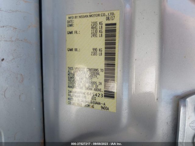 1N4AA6AP4HC445423 Nissan MAXIMA SL