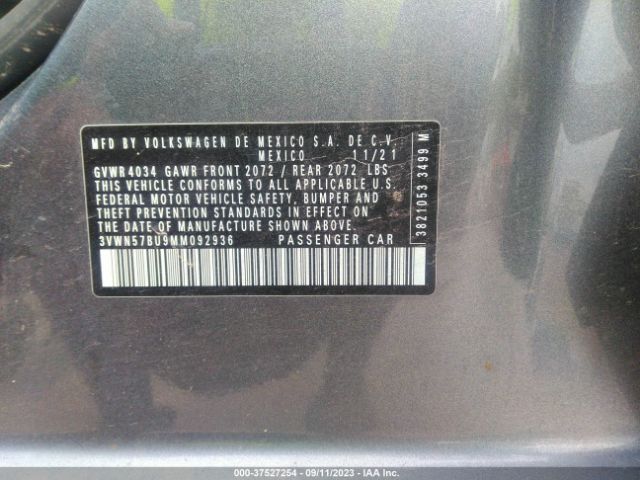 3VWN57BU9MM092936 Volkswagen Jetta