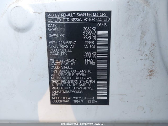 Nissan ROGUE S 2018 KNMAT2MT8JP606103 Image 9