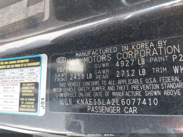 KNAE15LA2L6077410 KIA Stinger Gt-line