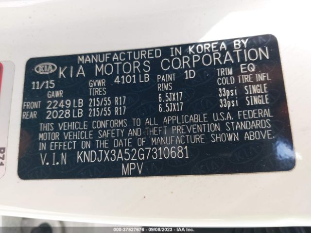 KNDJX3A52G7310681 KIA Soul !